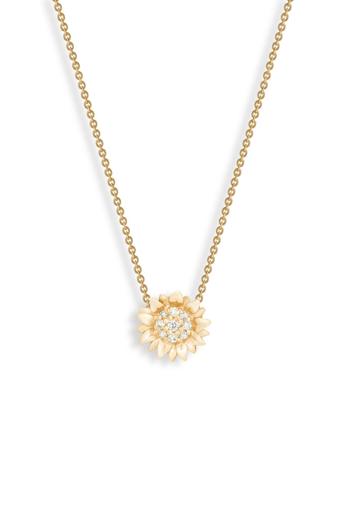 Sunflower Necklace | Swarovski Crystals | Copper, Palladium, Gold or  Rhodium Plating – Lush Addiction