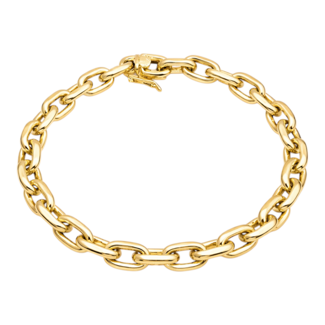 アクセサリー bazo1199 bracelet gold 18K Yellow Gold Boston Link Bracelet – Zaltas Fine Jewelers
